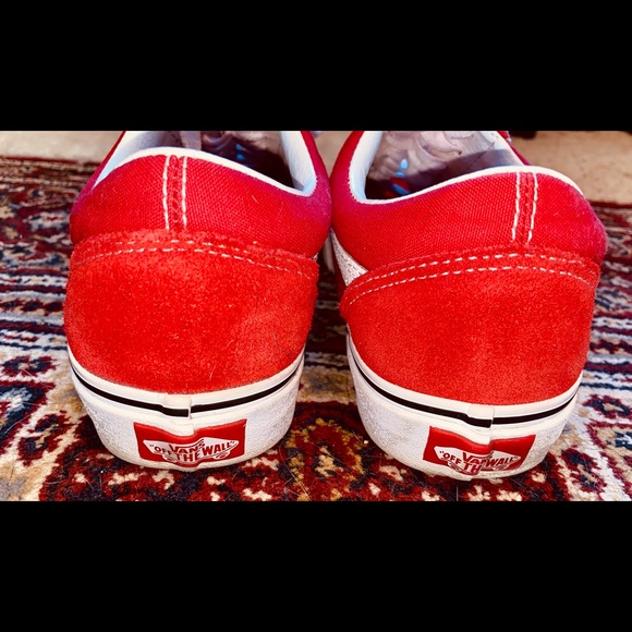 Cherry Red🍒 Old Skool Vans - Picture 8 of 8